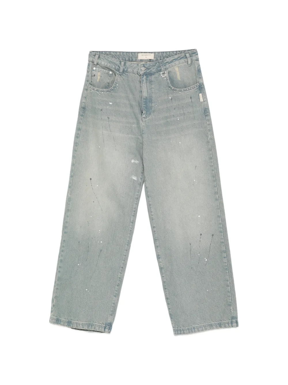 RETERNITY studded jeans - Blu