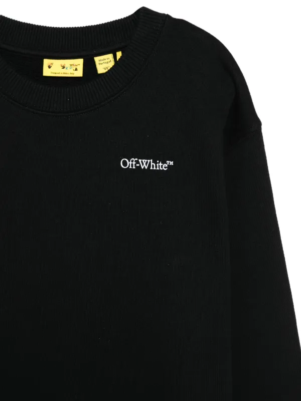 Off-White Kids グラフィック スウェットシャツ | ブラック | FARFETCH JP