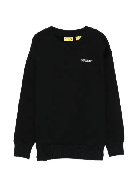 Off-White Kids sudadera con estampado gráfico y cuello redondo
