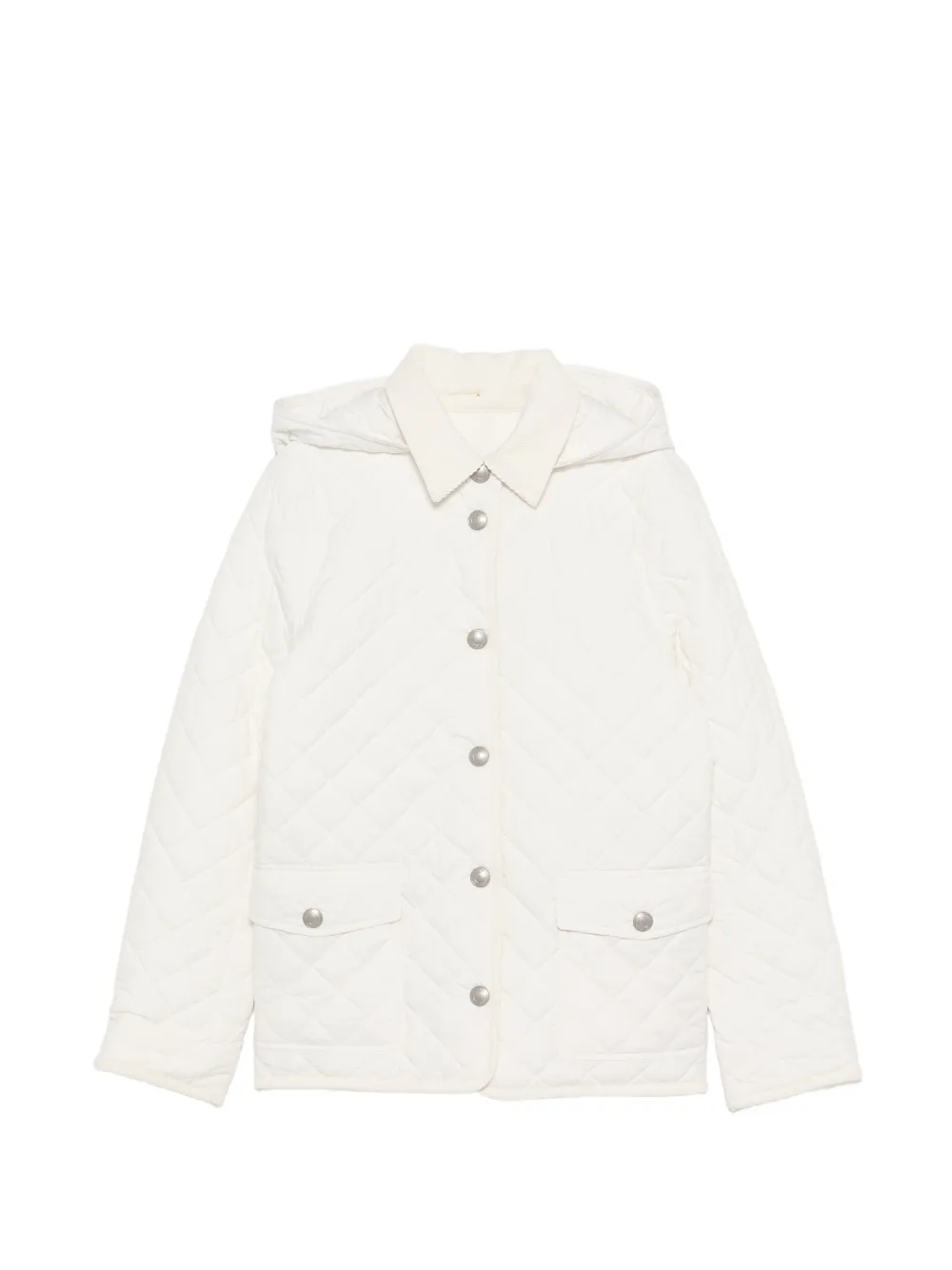 POLO RALPH LAUREN KIDS Giacca trapuntata con cappuccio - Bianco