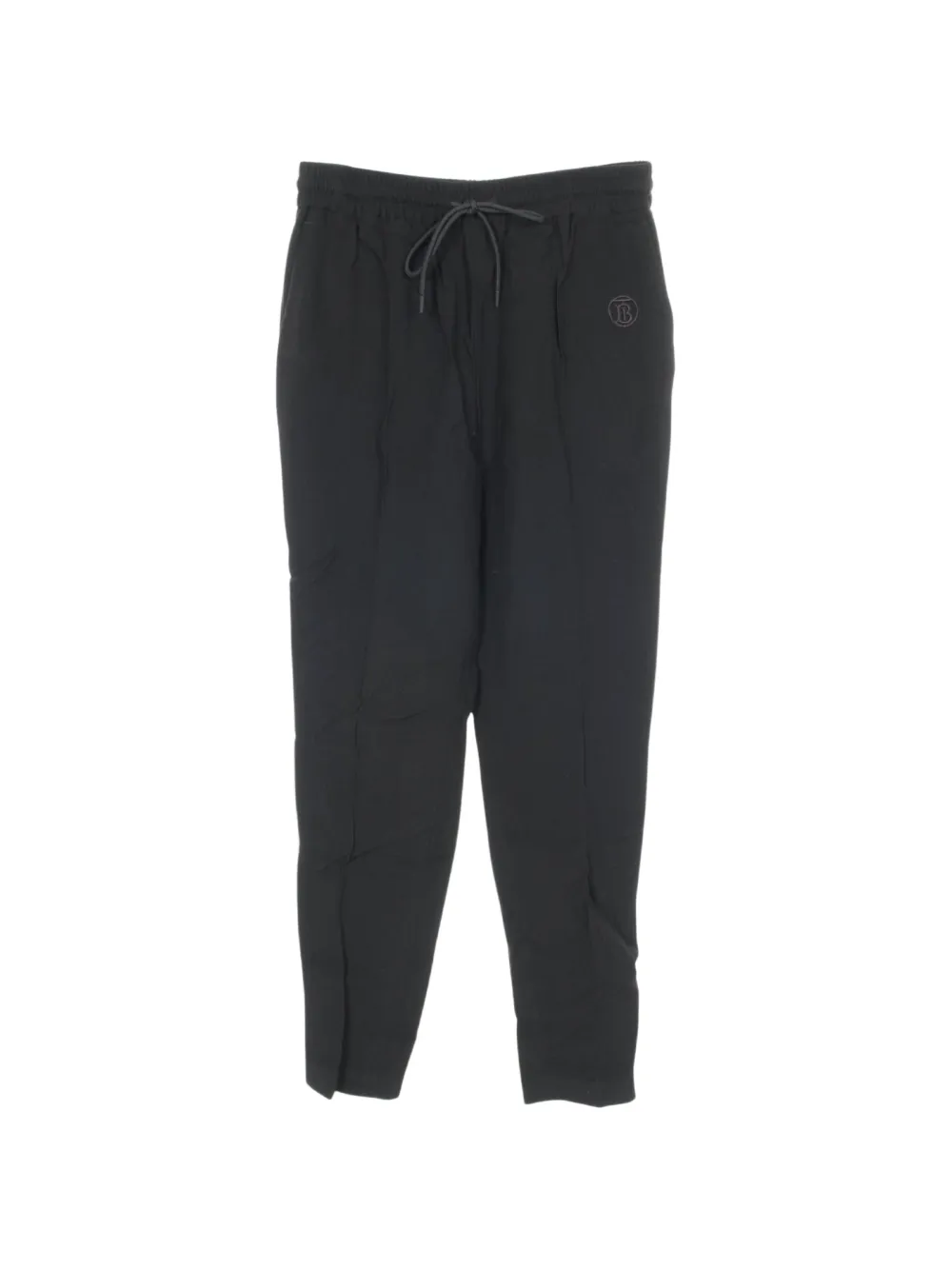 Burberry Pre-Owned 2020s Hose mit Logo-Stickerei - Schwarz