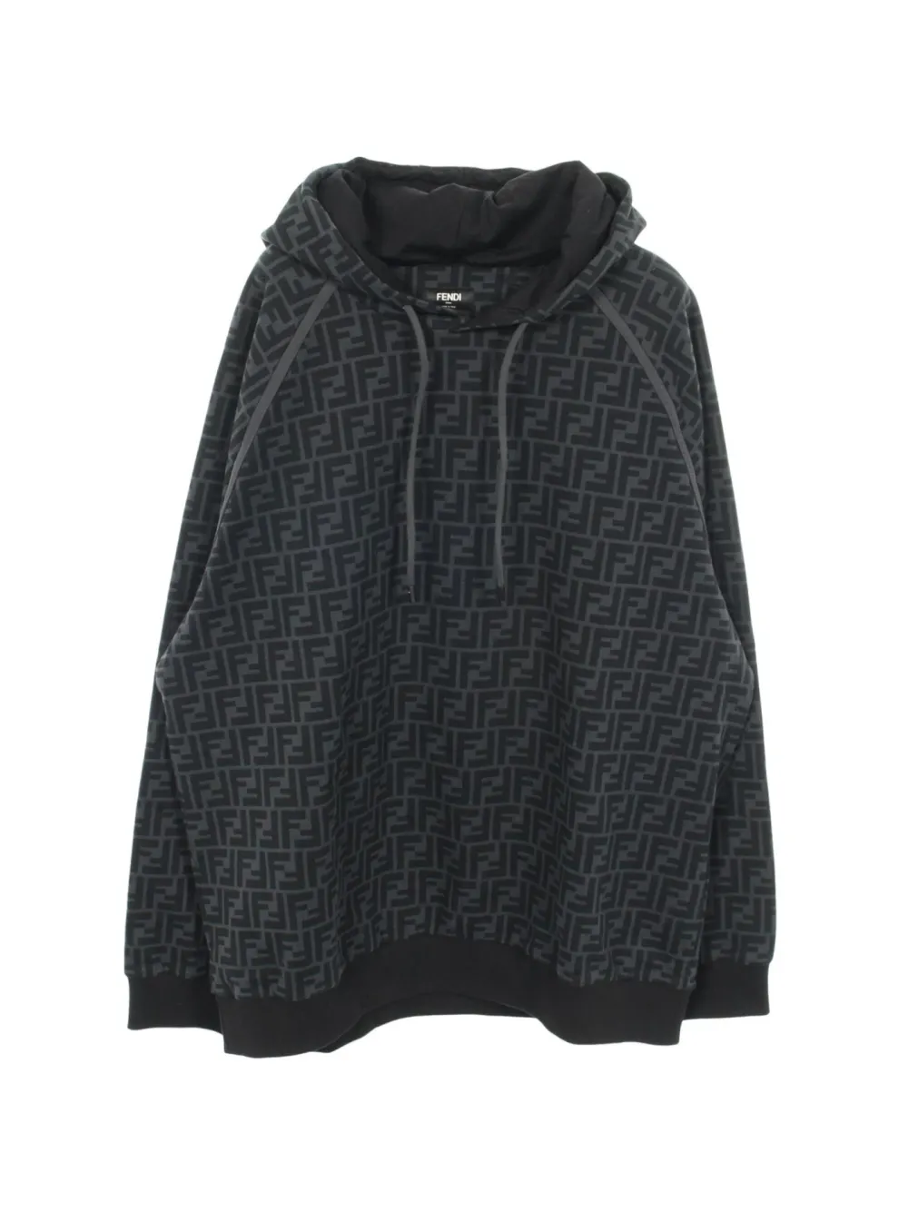 Fendi Pre-Owned 2010s zucca-pattern hoodie - Grey
