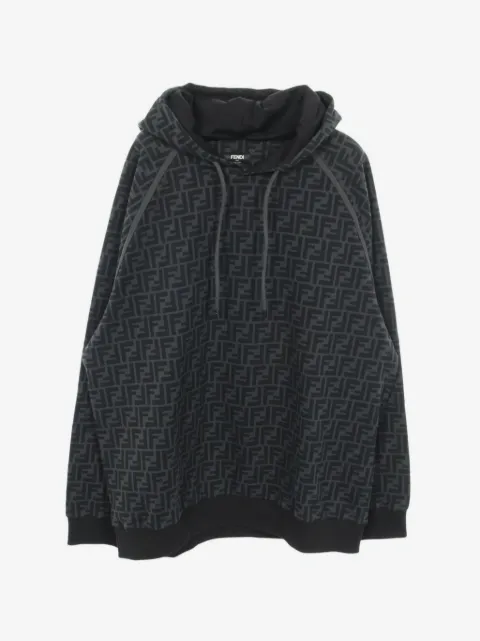 Fendi Pre-Owned 2010s zucca-pattern hoodie