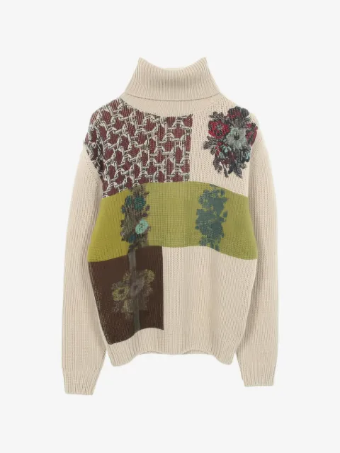 Hermès Pre-Owned 2010s decalcomanie knit turtleneck