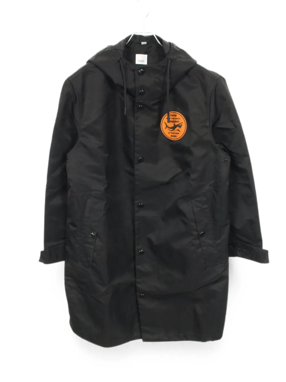 Burberry Pre-Owned Cappotto con cappuccio anni 2000 - Nero