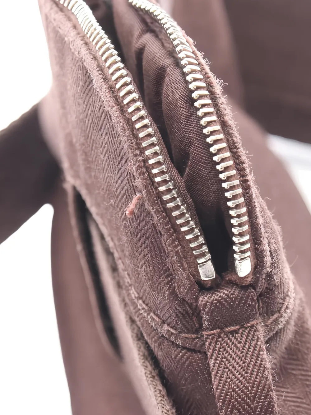  Hermès Pre-owned 2000s Chevron Belt Bag - Brown 