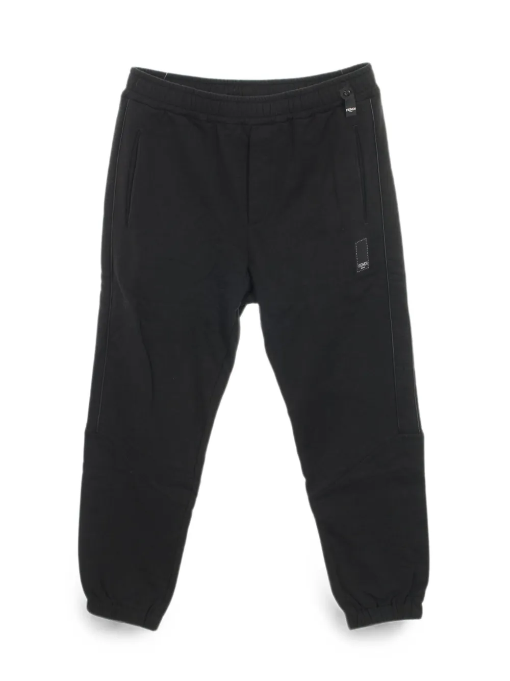 Fendi Pre-Owned 2010s cotton track pants - Nero