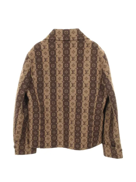 Louis Vuitton Pre-Owned abrigo con monograma