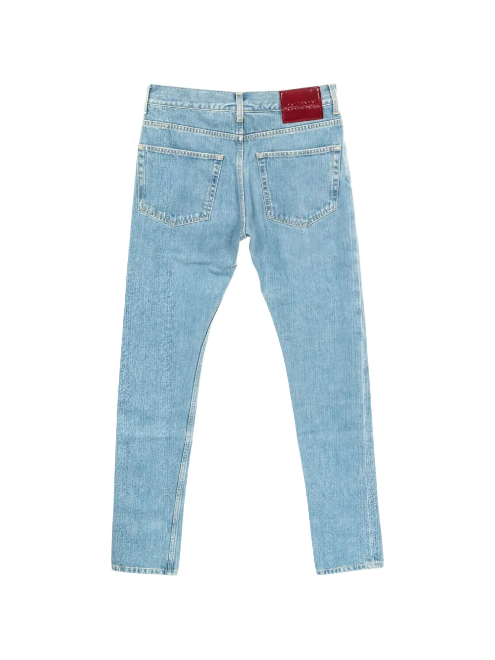 Pre-owned Gucci 2010s Button-fly Cotton Trousers In Blue