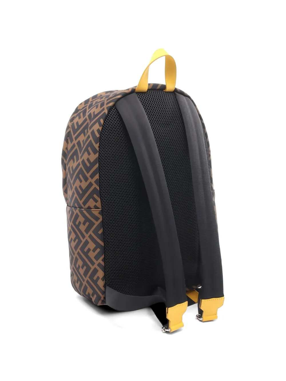  Fendi Pre-owned 2010s Zucca Leather Backpack - Black 