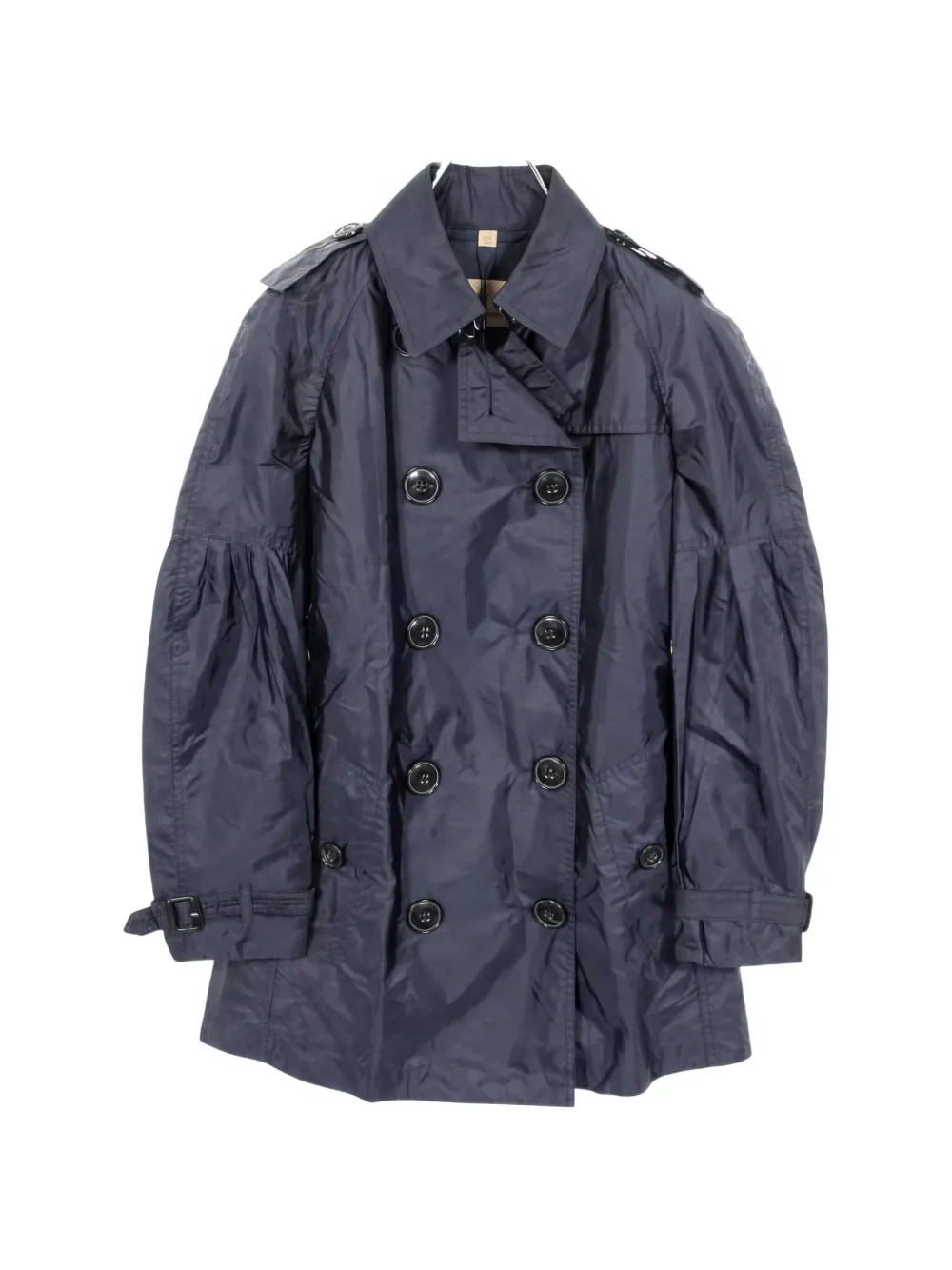 Burberry Pre-Owned 1910s double-breasted trench coat - Blau