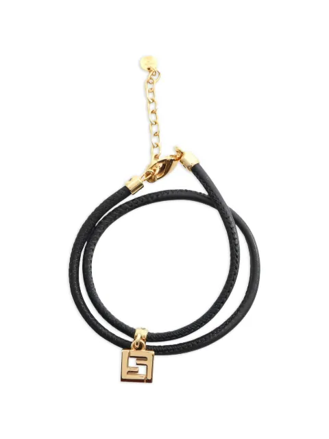 Fendi Pre-Owned pulsera Forever de piel con logo10
