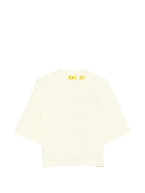 Off-White Kids textured crop top