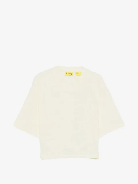 Off-White Kids textured crop top