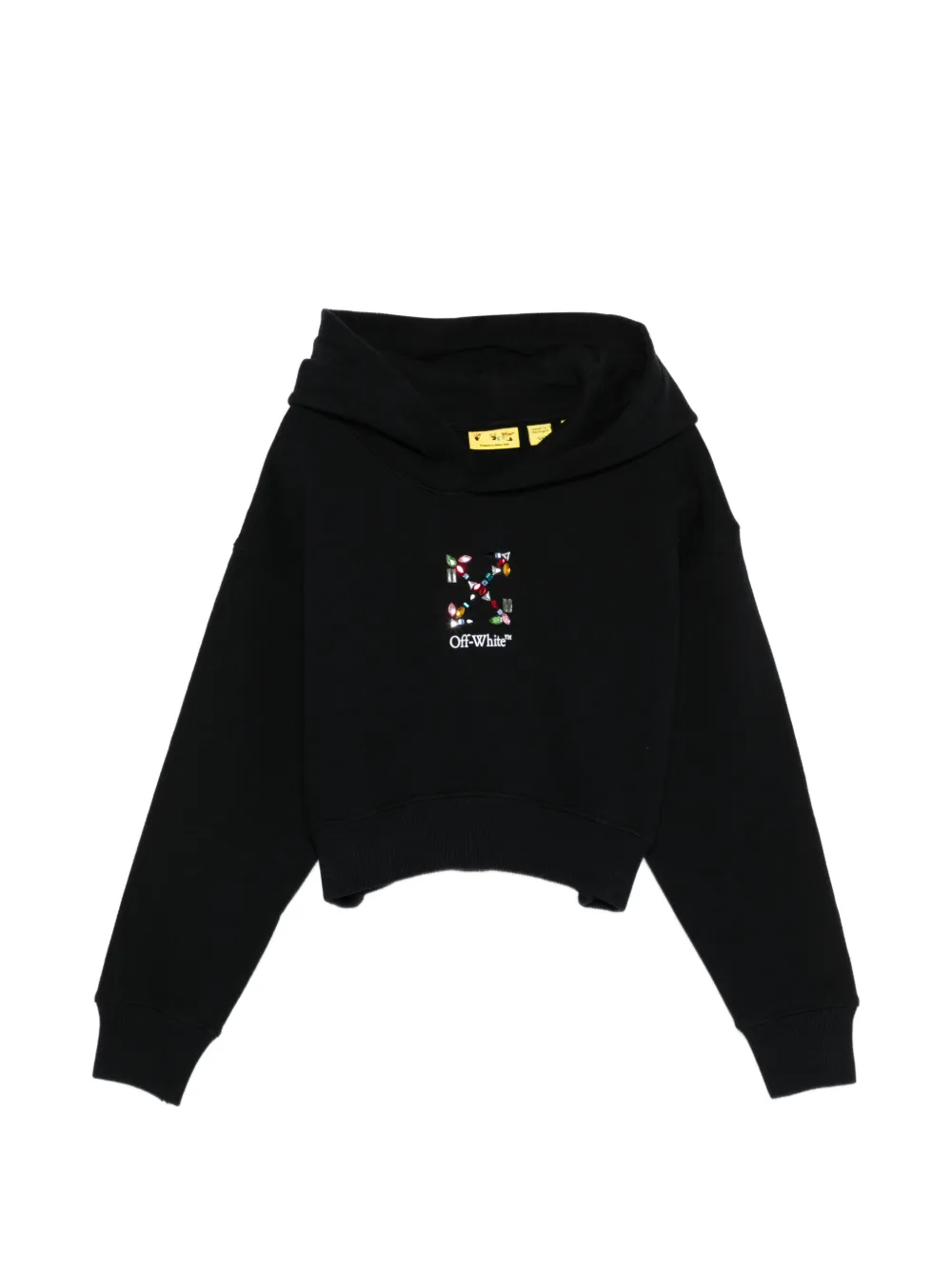 Off-White Kids embellished hoodie - Nero