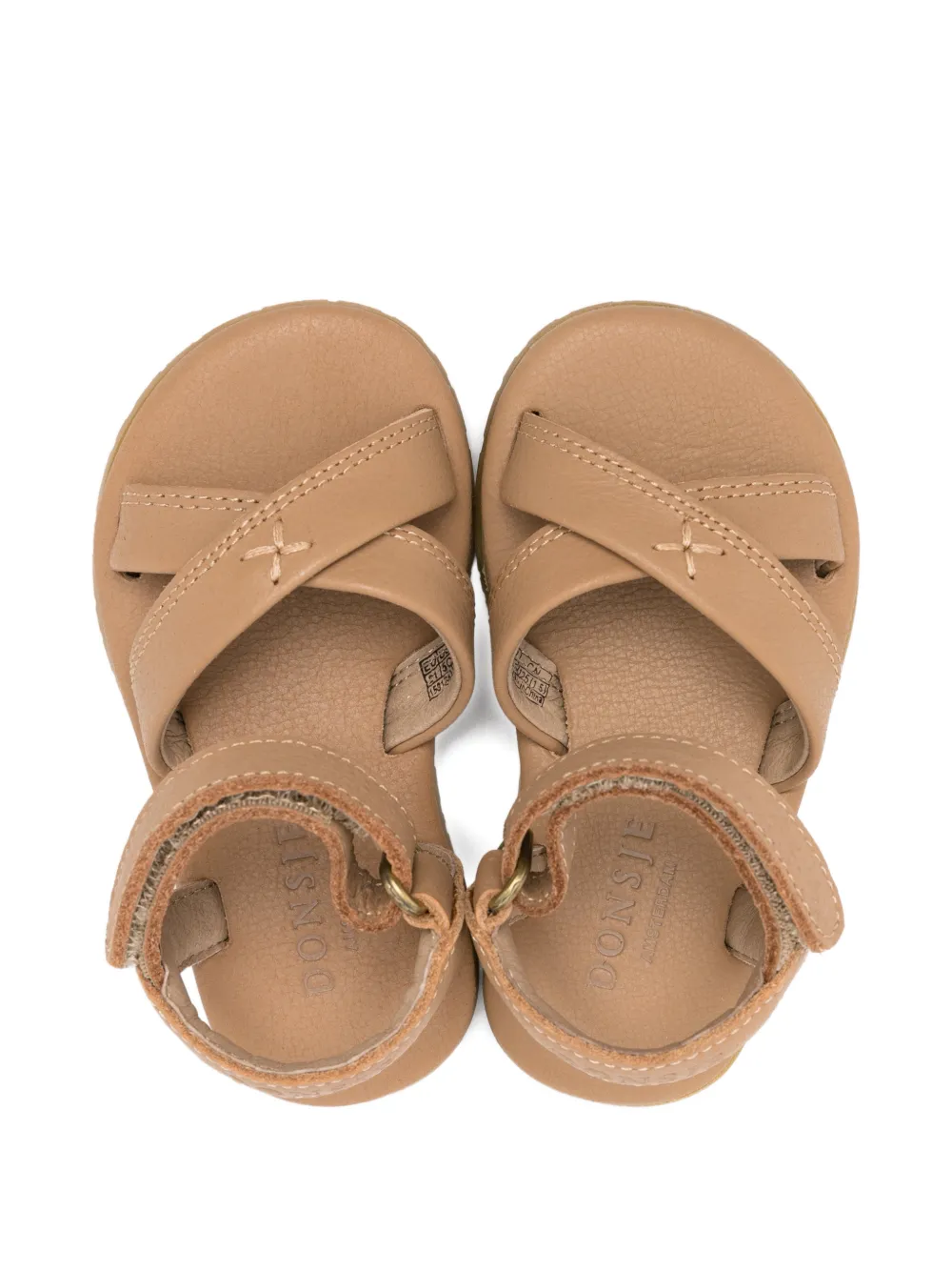 Donsje Sandalen met gekruiste bandjes Beige