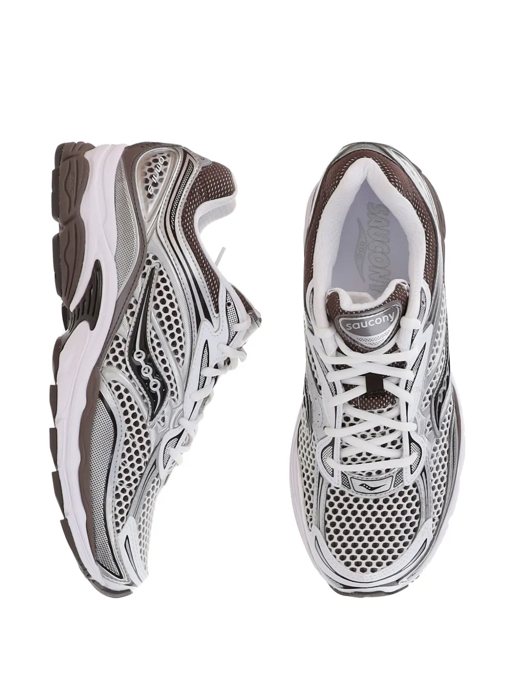 Saucony Progrid Omni 9 round-toe sneakers Wit