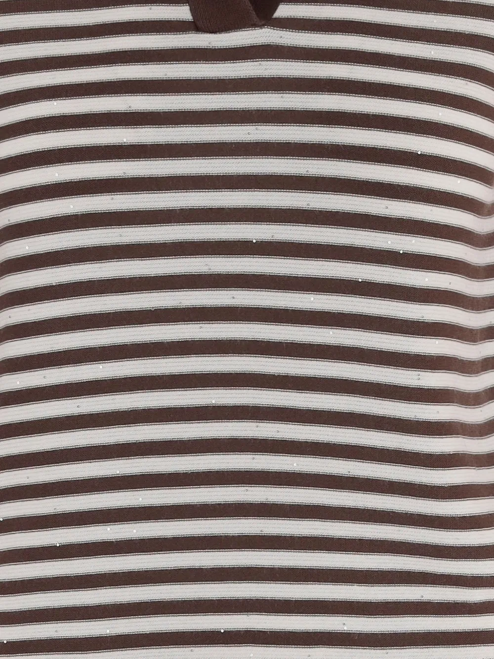 Bruno Manetti Striped T-shirt - Brown 
