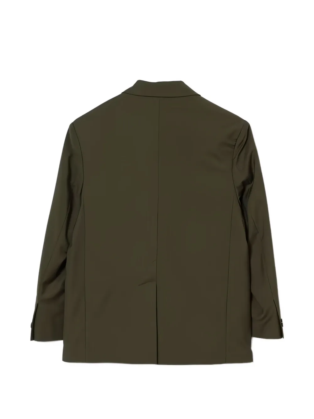 Paolo Pecora Kids Blazer met dubbele rij knopen en zak Groen