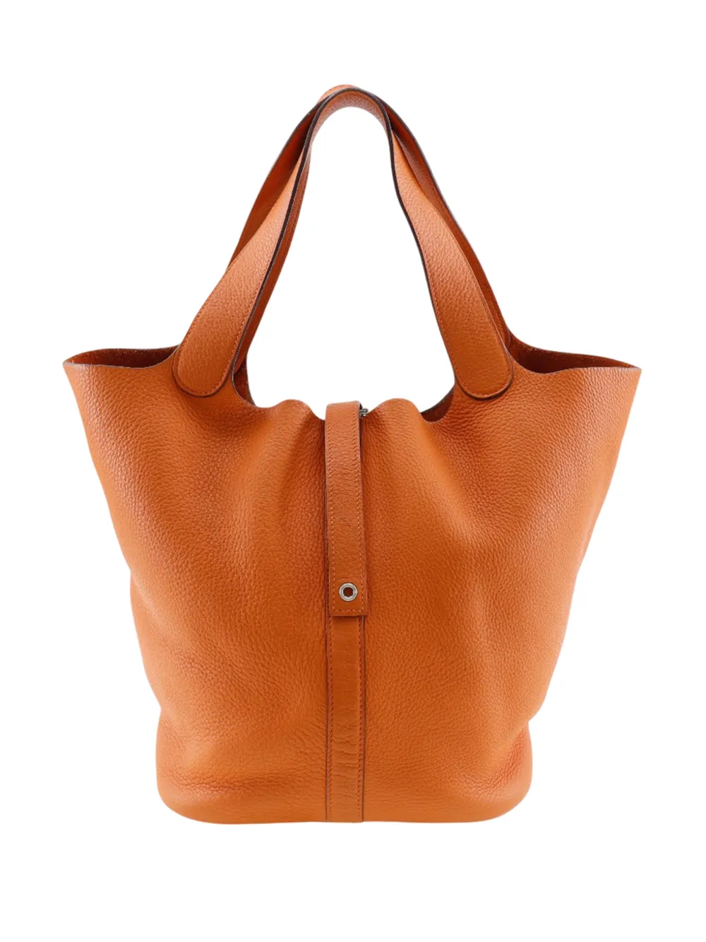 Hermès Pre-Owned 2005 Clemence Picotin Lock 26 handbag - Arancione