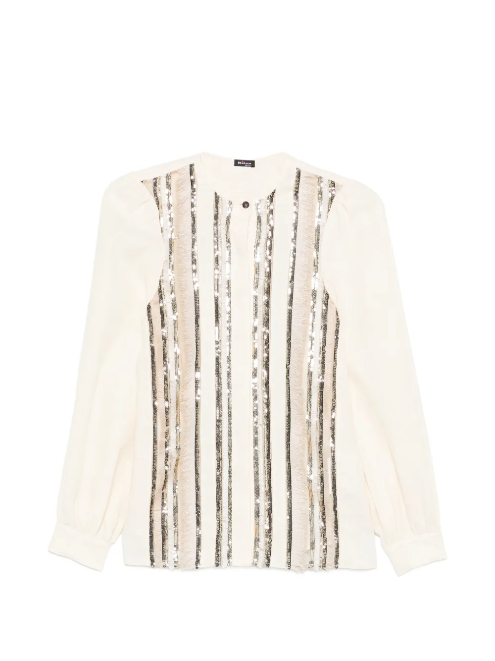 Kiton sequin striped top - Toni neutri