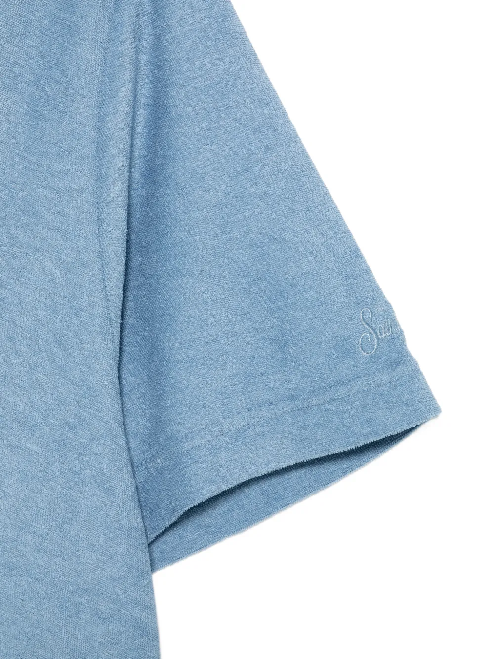 MC2 Saint Barth T-shirt met kraag Blauw