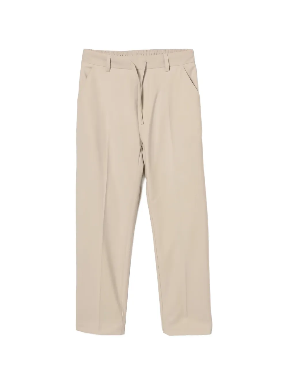 Paolo Pecora Kids drawstring trousers - Toni neutri