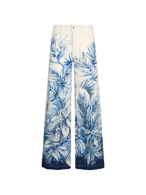 LIU JO printed flared jeans