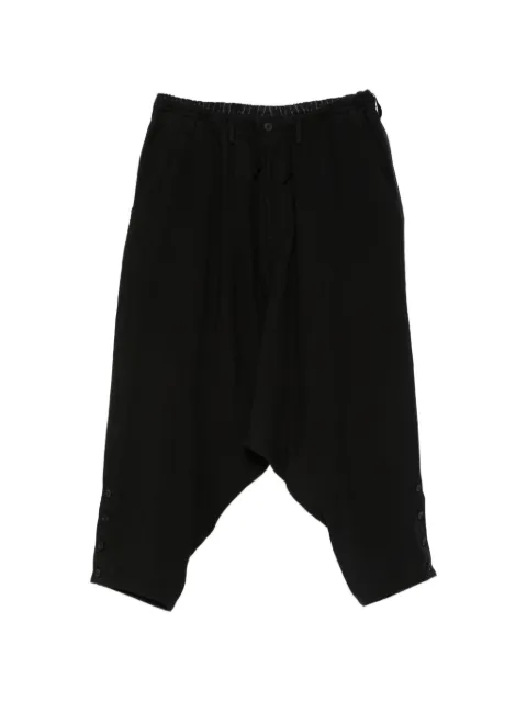 Yohji Yamamoto button-fastening trousers