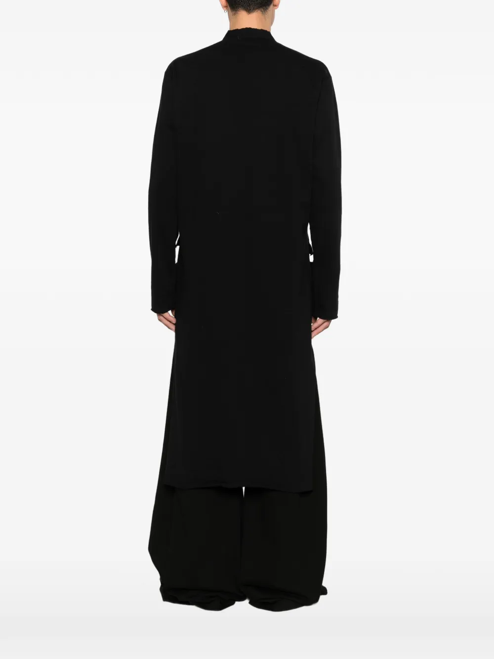 Yohji Yamamoto Lang T-shirt Zwart