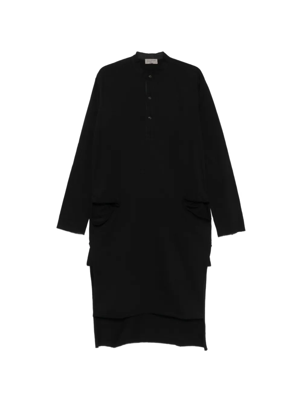 Yohji Yamamoto long-length T-shirt - Nero