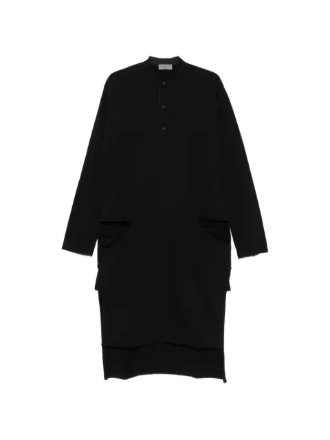Yohji Yamamoto playera con diseño largo