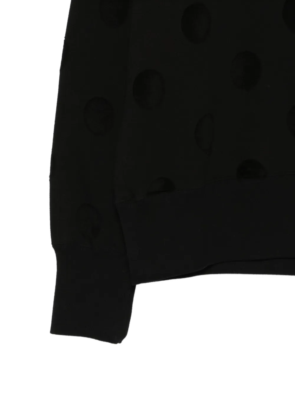  Y's Polka Dot-pattern Sweater - Black 
