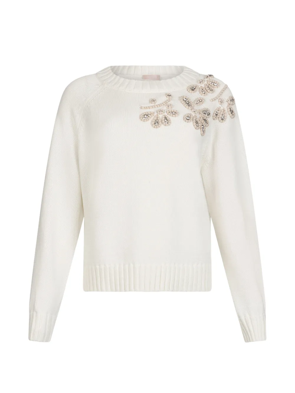 LIU JO round-neck sweater - Bianco