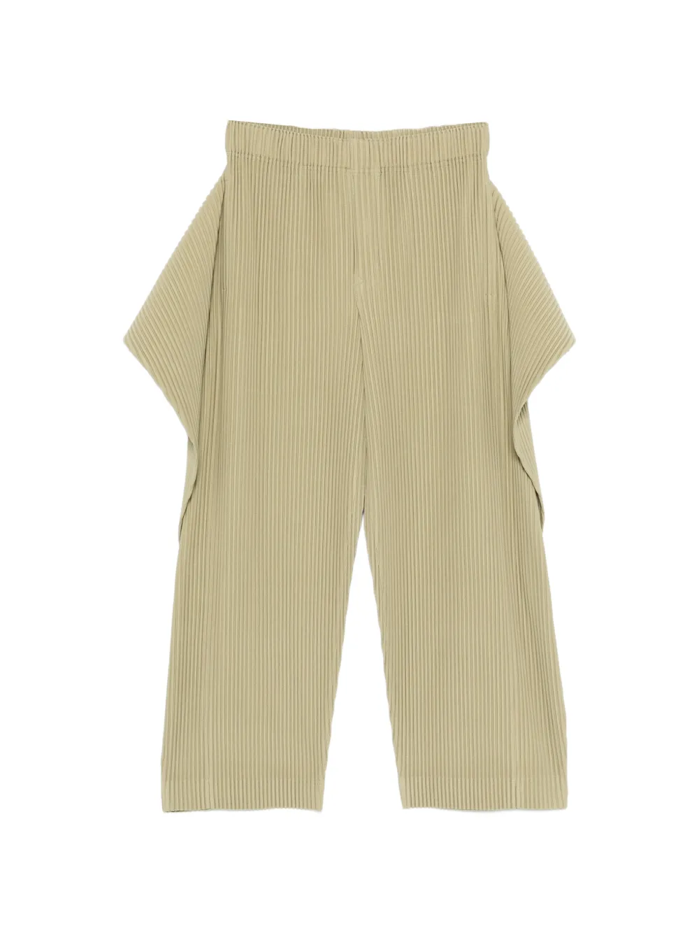 Homme Plissé Issey Miyake pleated layered trousers - Verde