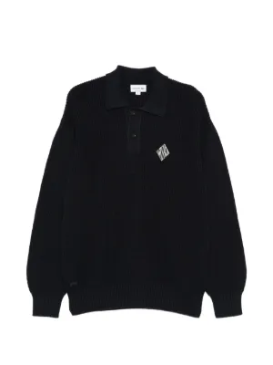 Polo Ralph Lauren Knitted Polo Shirt | Black | FARFETCH