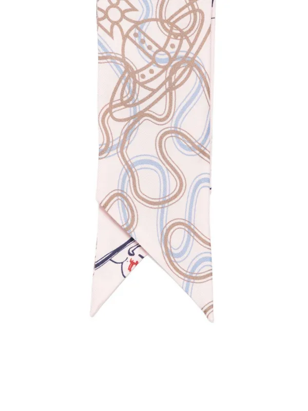 Vivienne Westwood ピンク スカーフ Vivienne Westwood プリント スカーフ | ピンク | FARFETCH JP