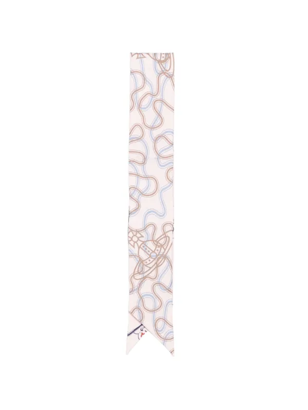 Vivienne Westwood Printed Scarf in Pink