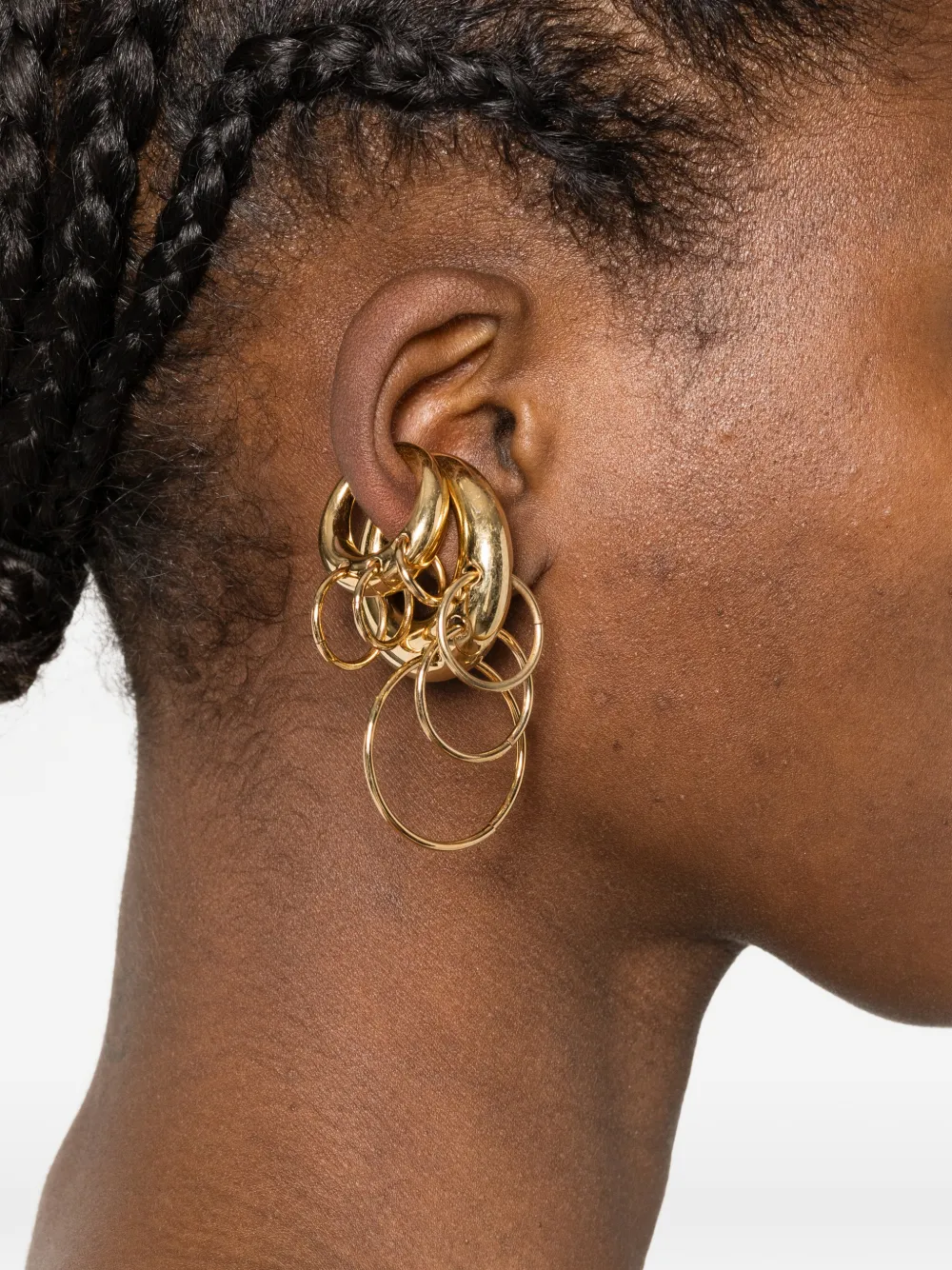  Panconesi Circle Ear Cuffs - Gold 