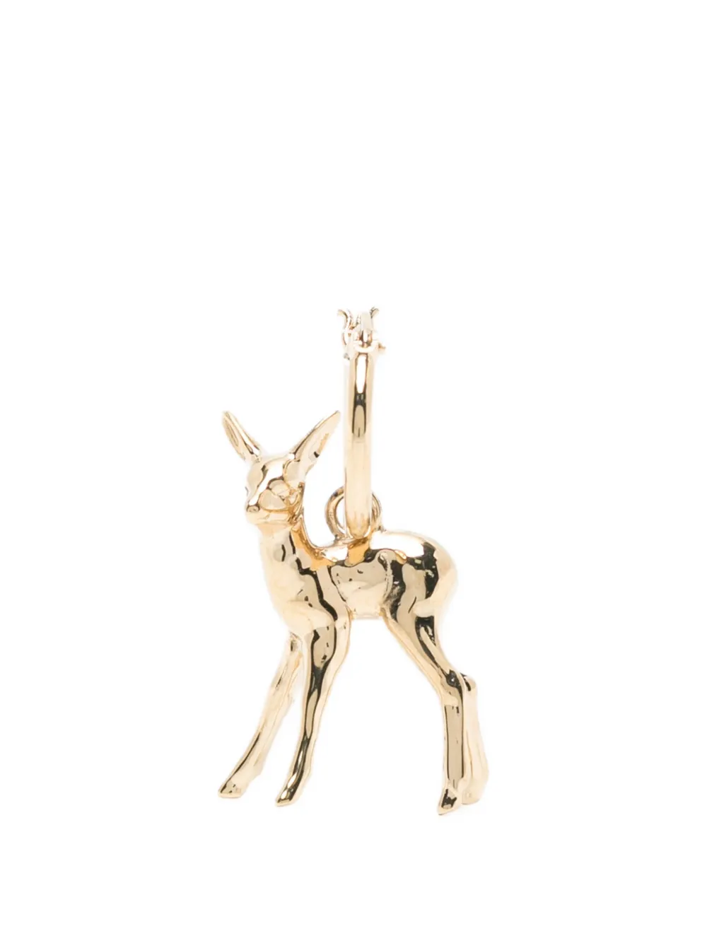 Vivienne Westwood deer-orb hoop earrings - Oro