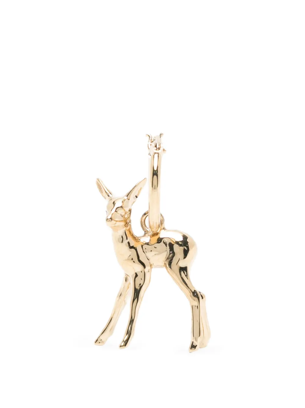 Vivienne Westwood deer-orb hoop earrings - Oro