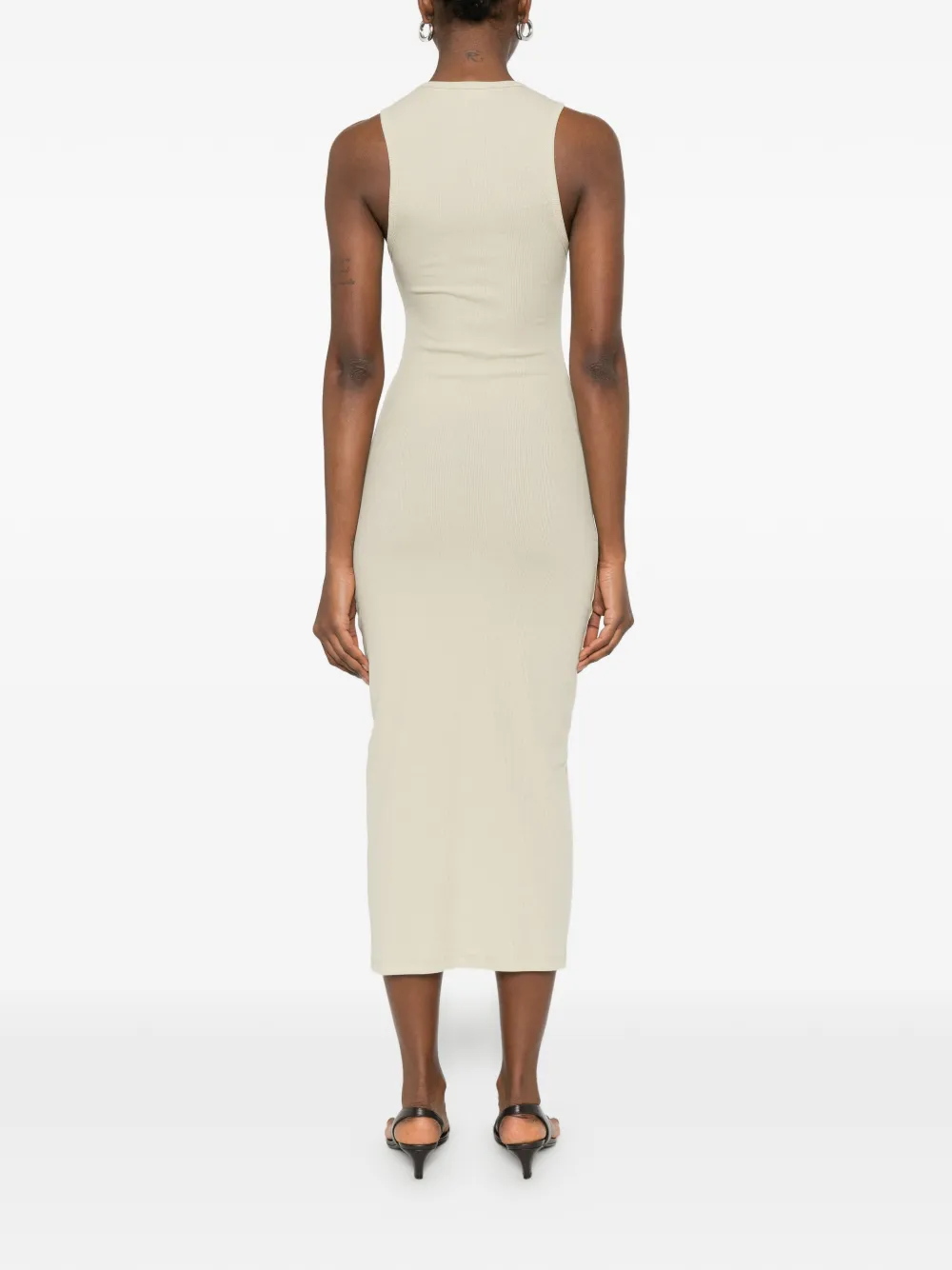 WARDROBE.NYC Mouwloze jurk Beige