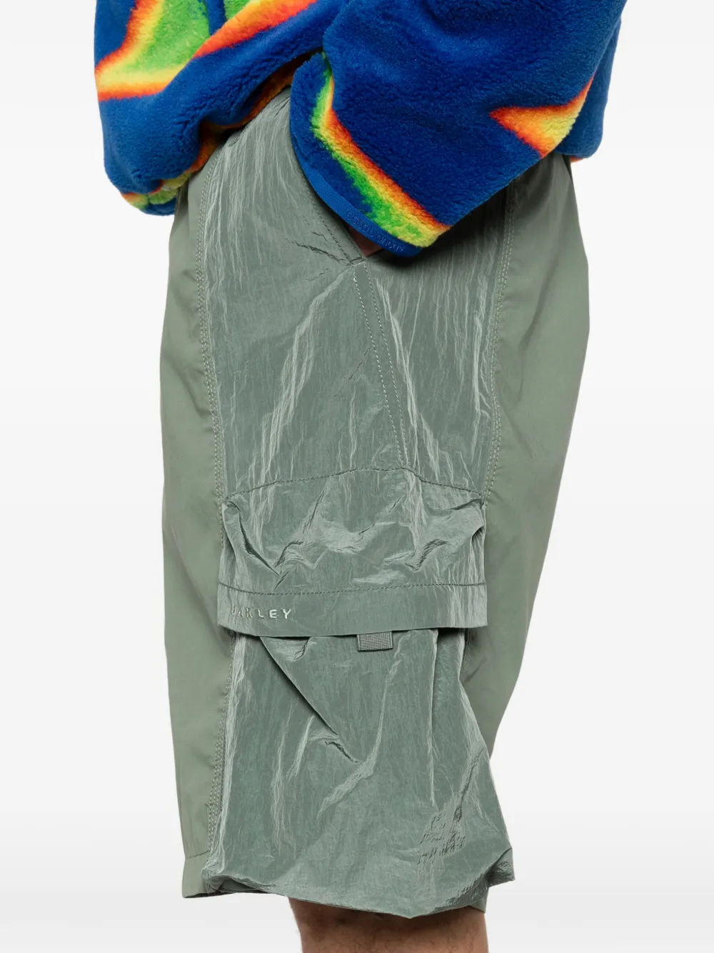 panelled cargo shorts
