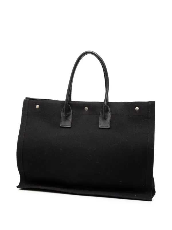 Saint Laurent Pre-Owned 2019 キャンバス リヴ・ゴーシュ トート
