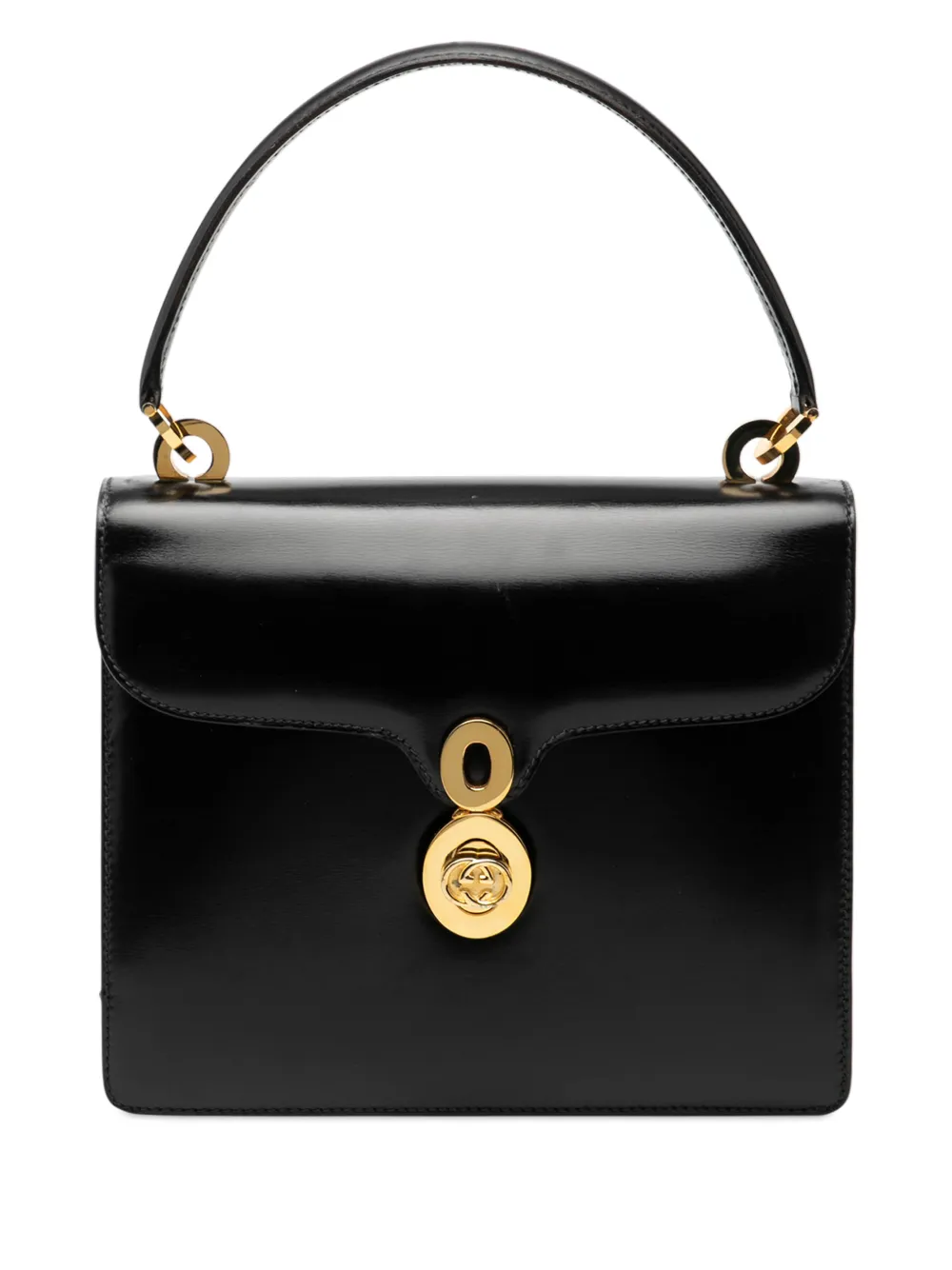 Gucci Pre-Owned 20th Century Smooth Leather Top Handle Bag handbag - Nero