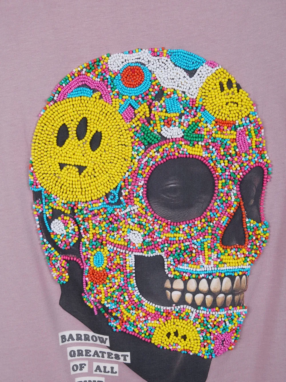 BARROW T-shirt met kralen Paars