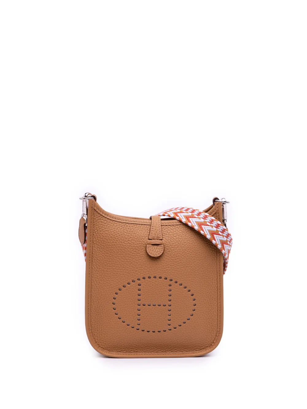 Hermès Pre-Owned 2022 Clemence Evelyne TPM 16 crossbody bag - Marrone