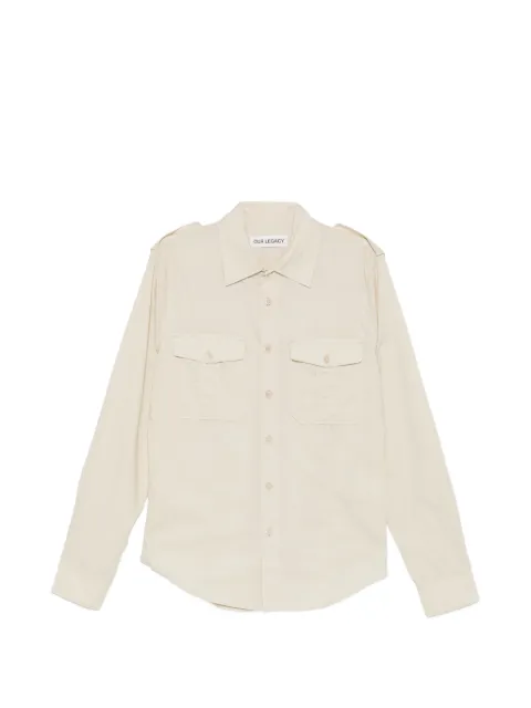 OUR LEGACY Lean chest-pockets shirt
