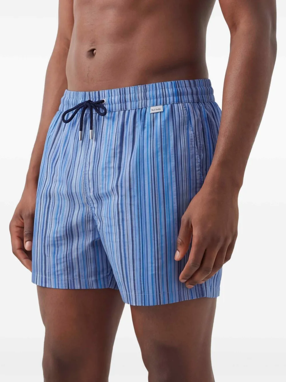Paul Smith Gestreepte zwembroek Blauw