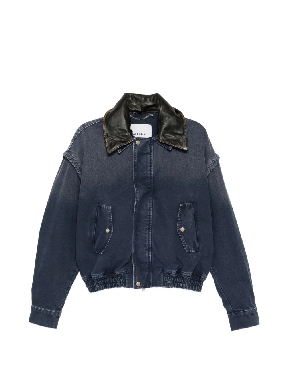 Halfboy denim bomber jacket - Blu